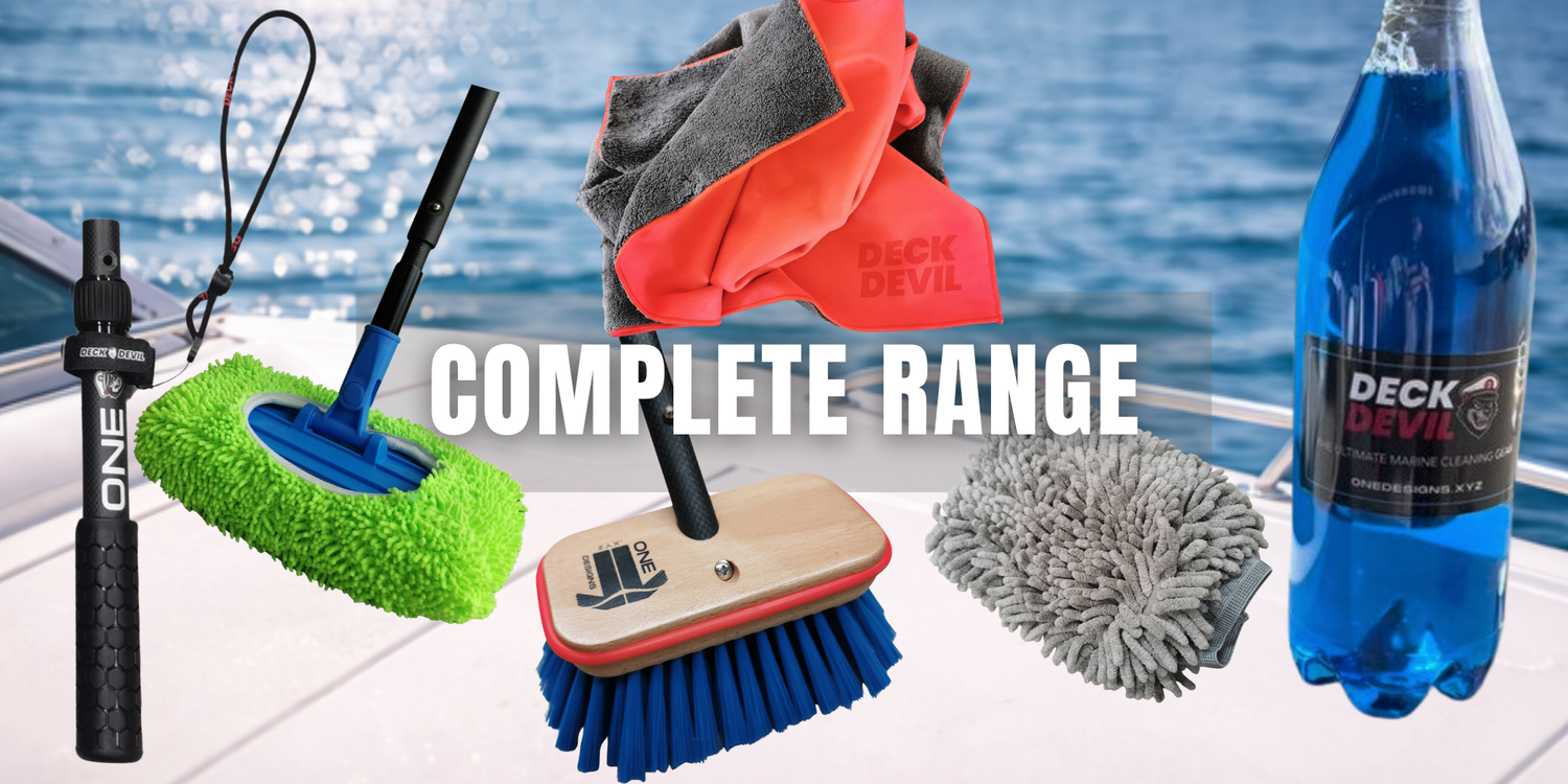Deck Devil Complete range of cleaning gear