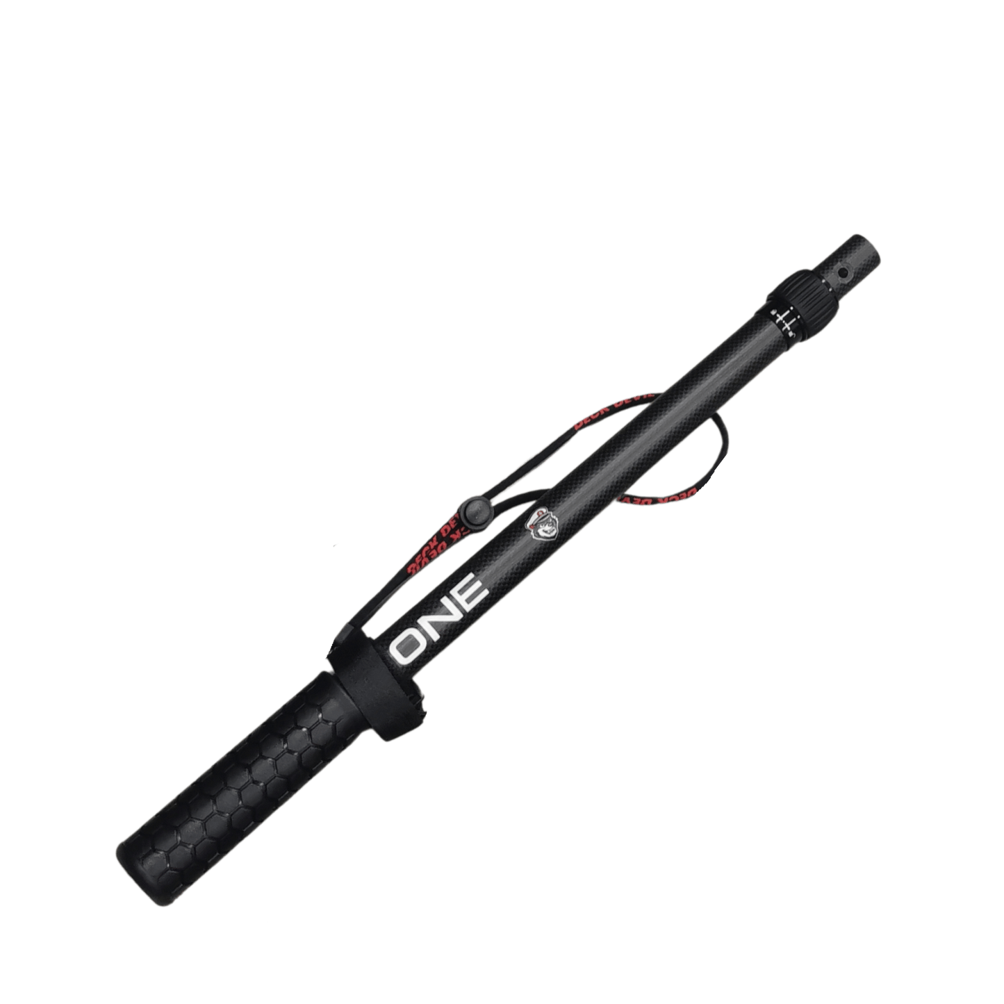 Deck Devil 800mm carbon fiber marine extension pole for boat cleaning NZ in handy lengths for all cleaning and washing applications