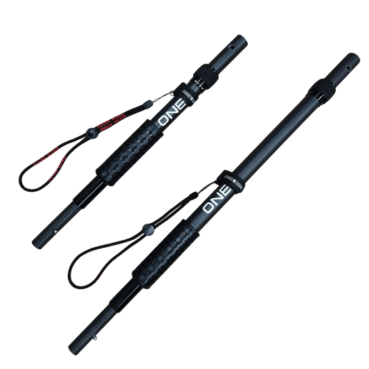 two lightweight carbon fiber extender poles, 400mm & 800mm for the Deck Devil extension poles NZ