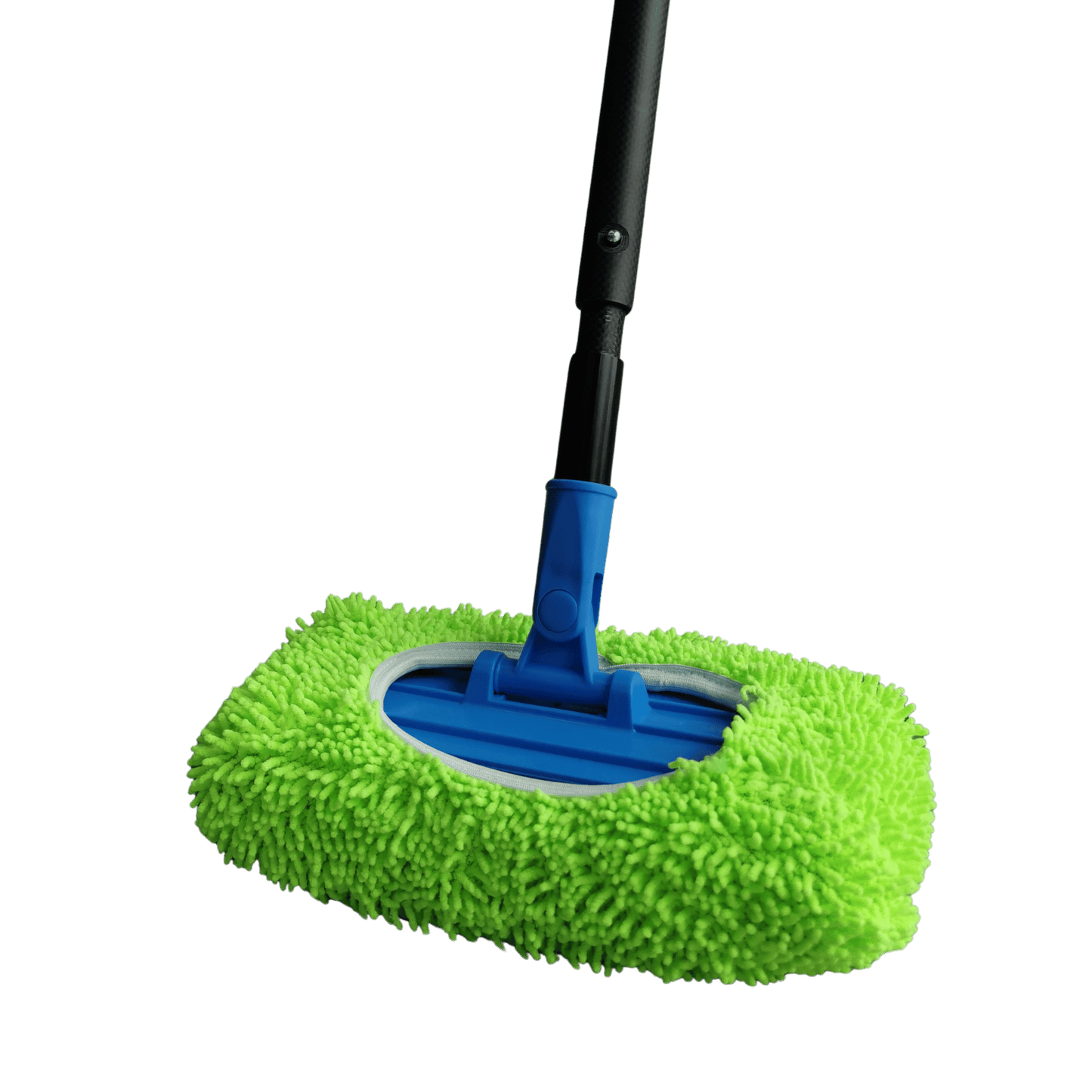 deck devil rail wash pad, fitted onto a swivel base pad & carbon pole for cleaning NZ