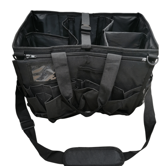 deck devil tighty kit bag for easy storage of the basic cleaning kit NZ.  Deck Devil bag is ideal for holding your tools for that quicky job.