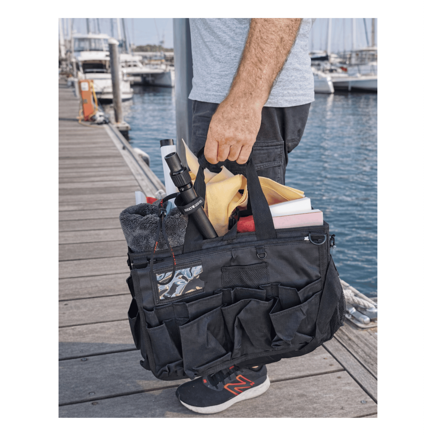 deck devil tighty kit bag used for carrying all the basic cleaning kit or any other gear conveniently NZ